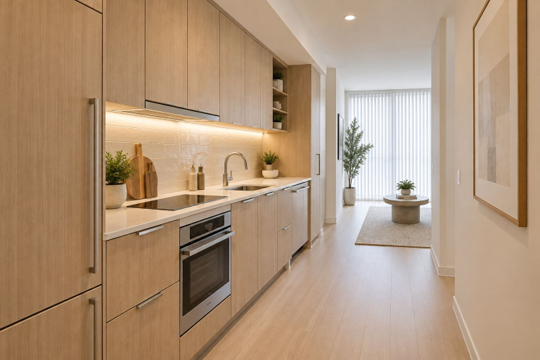 Private kitchen, Unionmark Suites, Toronto