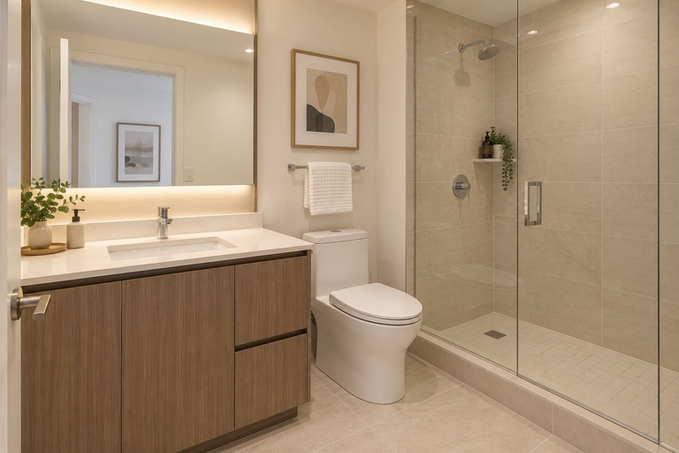 Bathroom, Holiday Landmark Hotel, Toronto