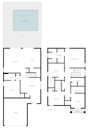 Floor plan 2, 5BR Encore Villa With Epic Game Room & Pool, Osceola
