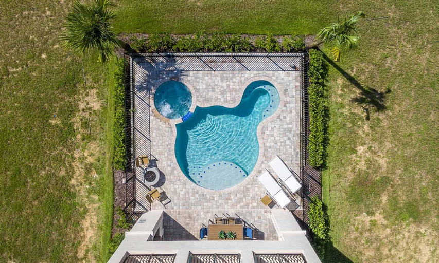 Pool 3, Charming Chateau Style Villa With Water Views at Reunion, Osceola