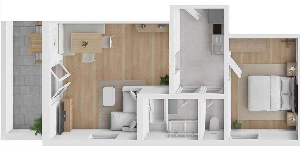 Floor plan 3, ULA easy stay, Bludenz