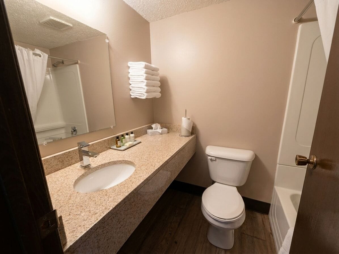 Bathroom 4, Cedar Inn Motel, Division No. 17