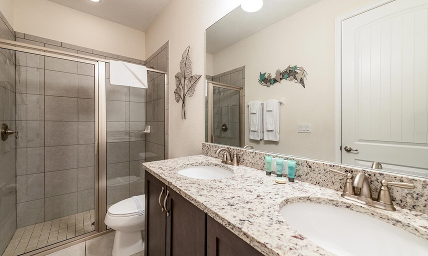 Bathroom 4, Charming Estate With Themed Bedrooms at Encore, Osceola