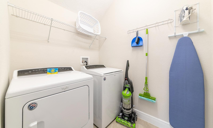 Laundry, Classic Home With Private Pool at Encore, Osceola