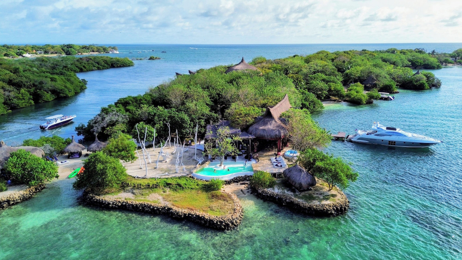 Aerial view, ENAI DEL MAR, Cartagena de Indias