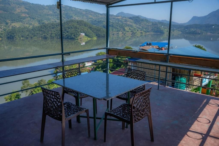 Outdoor dining, shivalaya yoga ashram, Gandaki