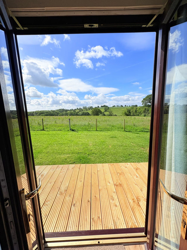 View from property 2, Herefordshire Hideout, Herefordshire