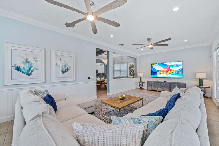 Interior, Modern Seaside Cottage w Private Pool & Game Room, Osceola