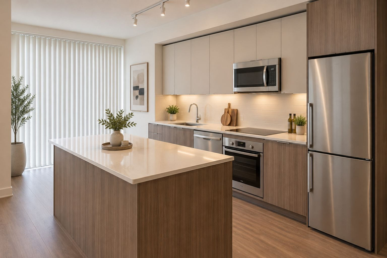 Private kitchen, Holiday Landmark Hotel, Toronto