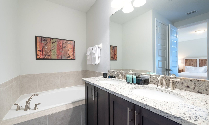 Bathroom 5, 9BR Encore Villa Custom Design & Game Room, Osceola