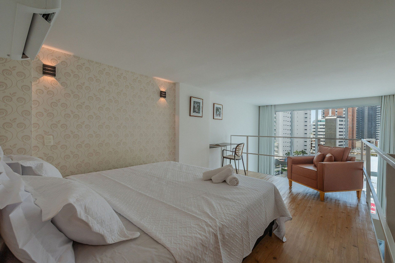 Room 5, Loft Praia #502 Loft With Sea View by Carpediem, Fortaleza