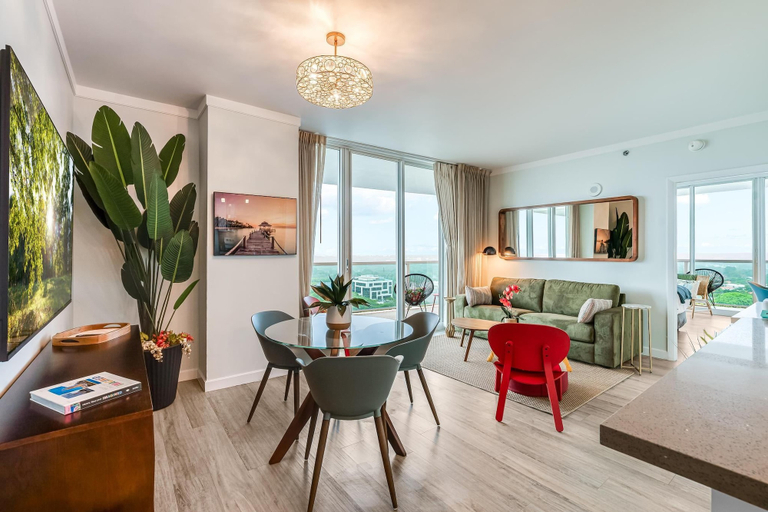 Primary image, Modern 3br/3.5ba Grove Condo Views, Balconies, Full Kitchen + 3 Parking, Miami-Dade