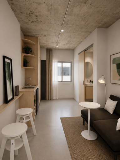 Living room, Darwin Studio With Laptop Workspace, Darwin