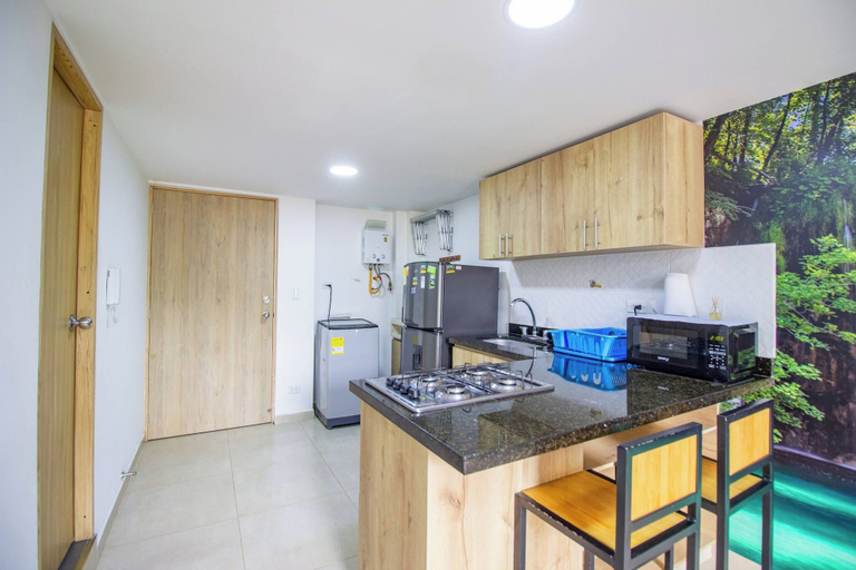 Interior 4, 21 Studio Near the Forest and Atanasio, Medellín