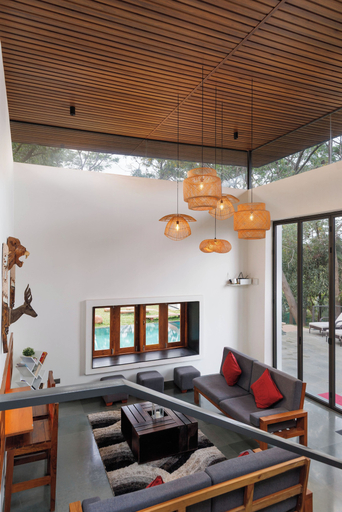 Living area 5, Valyria Estate Hilltop Pool Villa Bannerghatta, Bangalore