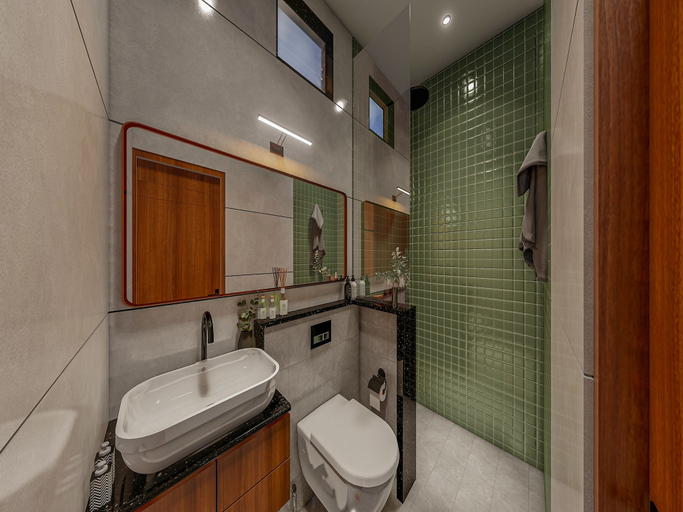 Bathroom 5, Sunday Hotel by CheckIn Greater Noida, Gautam Buddha Nagar