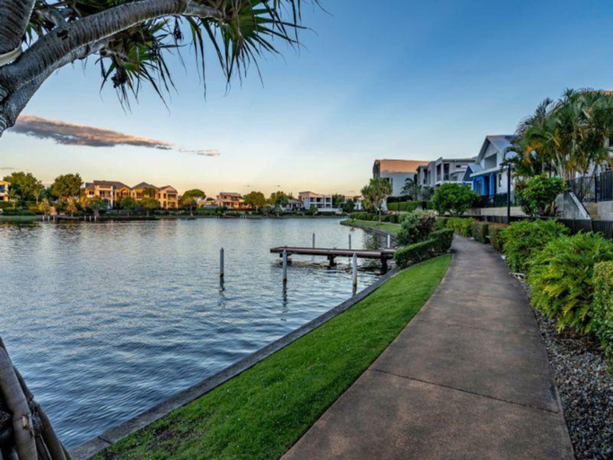 View from property 4, Tranquil Waterfront Retreat Broadbeach Waters, Gold Coast
