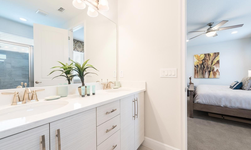 Bathroom 3, Sun-kissed Villa With Private Pool at Encore, Osceola