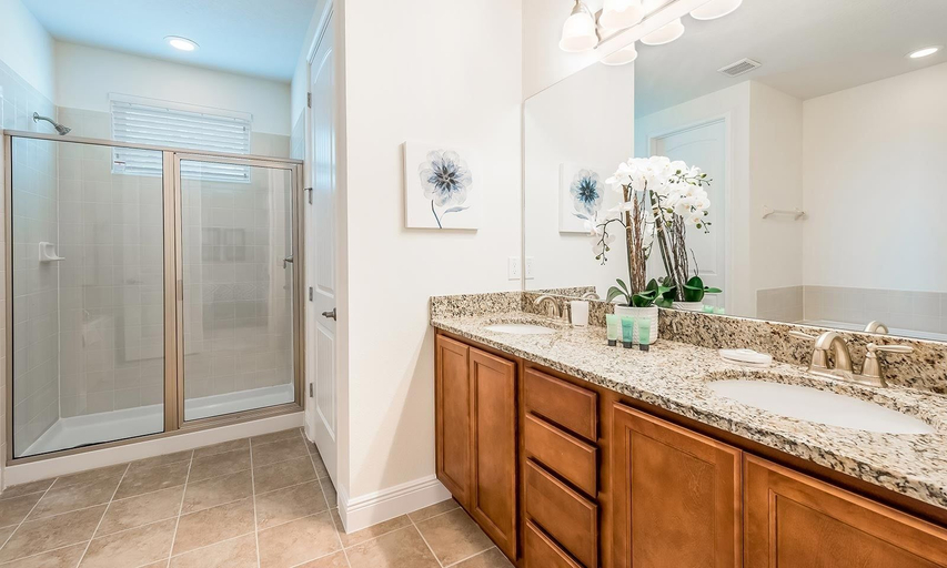 Bathroom 5, 6BR Encore Villa With Game Room & Private Pool, Osceola