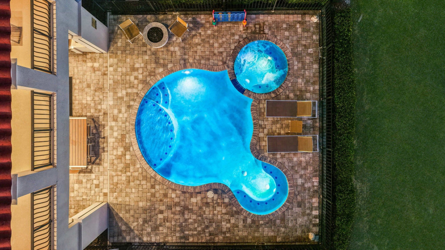 Pool 2, Charming Chateau Style Villa With Water Views at Reunion, Osceola