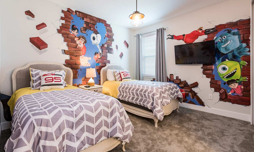 Room 4, 8BR Encore Villa With Galactic Game Room, Osceola