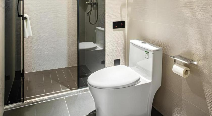 Bathroom 3, Green Tree Inn Hebei Cangzhou Hejian Middle Shijing Road, Cangzhou