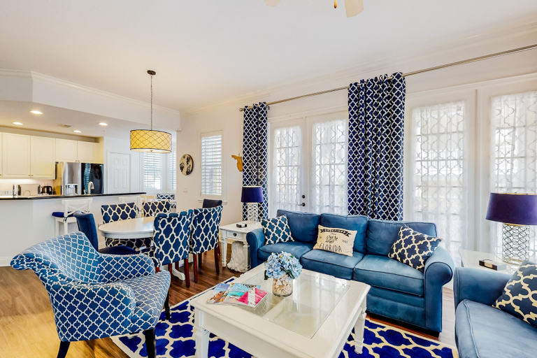 Living area, Elevated Condo With Wraparound Porch at Reunion, Osceola