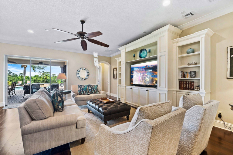 Living area 3, Noble Estate With Private Pool at Reunion, Osceola