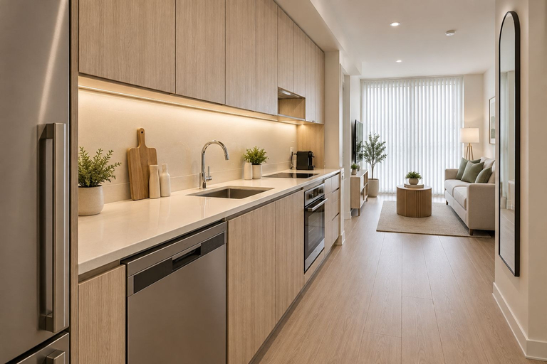 Private kitchen, Guestmark Suites, Toronto