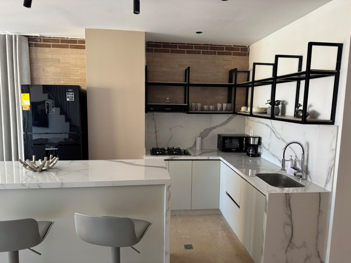 Private kitchen 4, Apartamento Dúplex Deluxe, Barranquilla