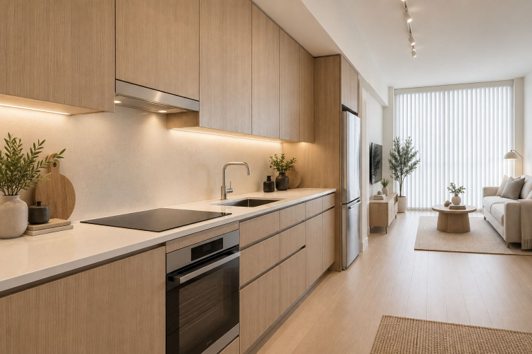 Private kitchen, Ascend James Hotel, Toronto