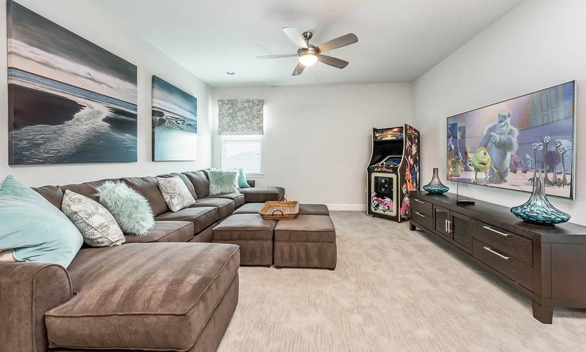 Living area 4, Encore 8BR Villa, Putting Green, Near Disney, Osceola