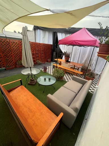 Terrace/patio, TQCaleta Downtown - Hostel & Cowork, Santiago