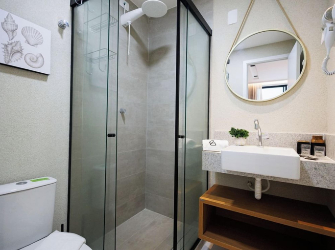 Bathroom, Reef Park Apart Hotel, João Pessoa