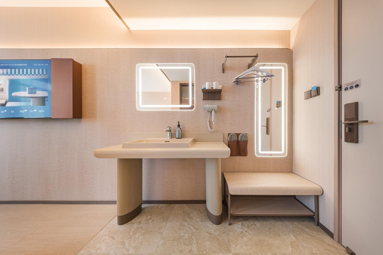 Bathroom 4, Hanting Hotel Qingdao Dongjiakou Port, Qingdao