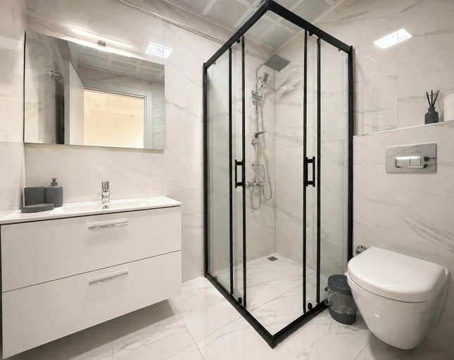 Bathroom, LUNA MARE REZİDANS, Kumluca