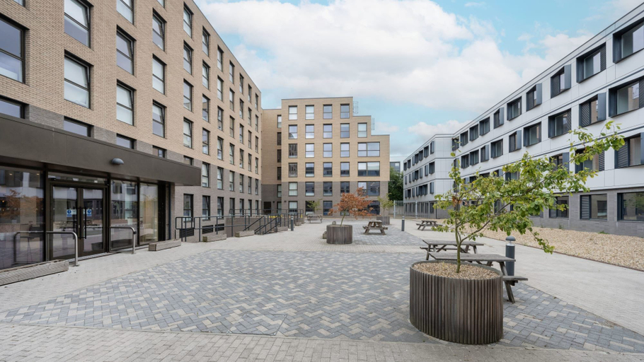 Front of property, Student Only Rhodaus Court, Kent