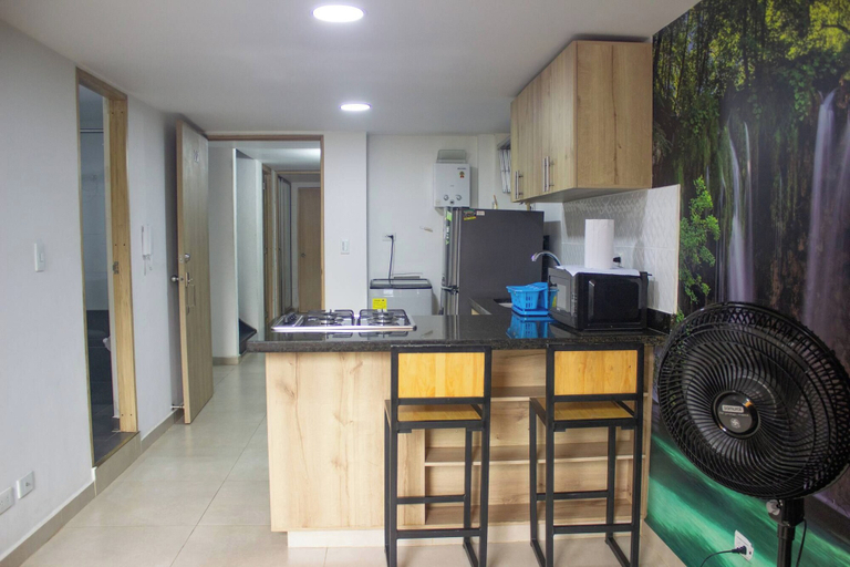 Private kitchen 3, 21 Studio Near the Forest and Atanasio, Medellín