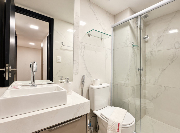 Bathroom 3, Move Tambaú II - LikeHome Hospedagens, João Pessoa