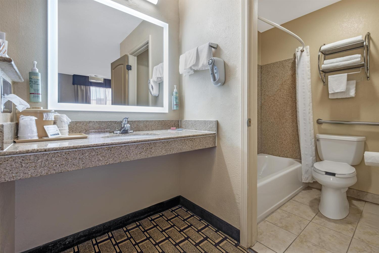 Bathroom 4, Best Western Nursanickel Motel, Dallam