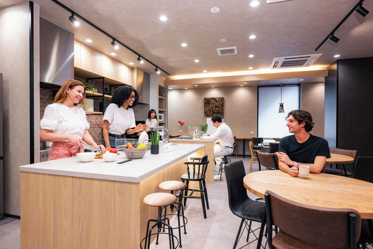 Shared kitchen, GRAND HOSTEL LDK Hiroshima, Hiroshima