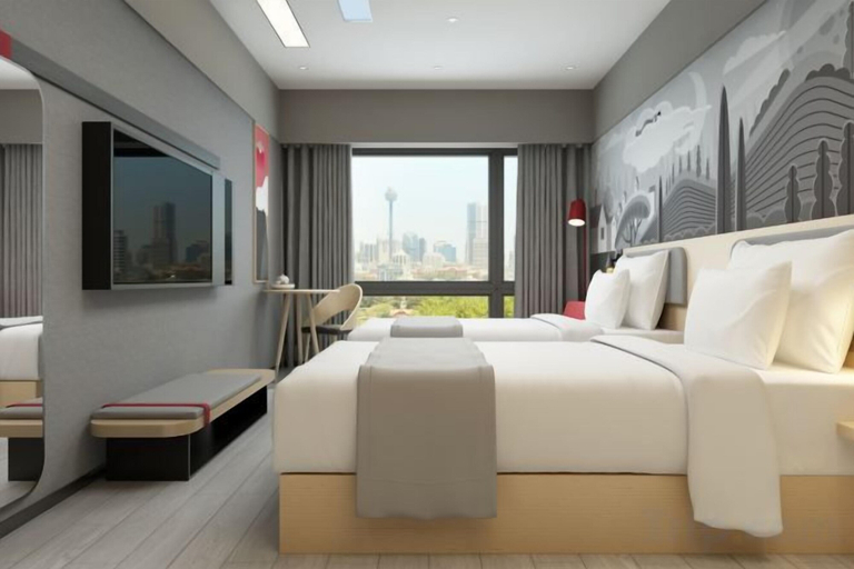 Bedroom 3, Baibuting Hotel, Jiaxing