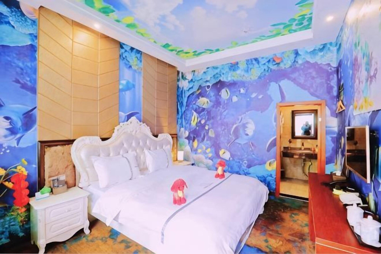 Bedroom, Rahm Holiday Theme Hotel, Ngawa Tibetan and Qiang