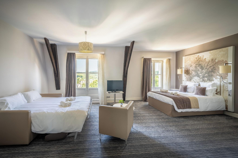 Bedroom 3, Le Prieuré Corrèze, Corrèze
