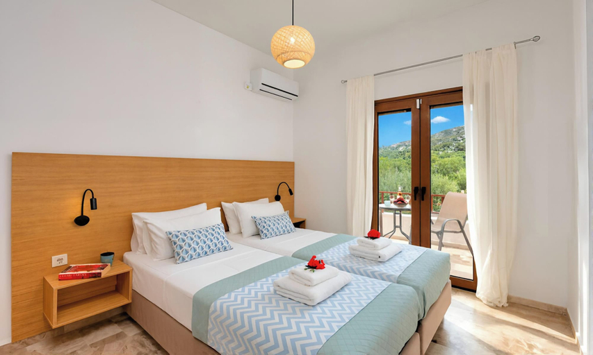 Bedroom 4, Plaisir Beachside Apts, Crete