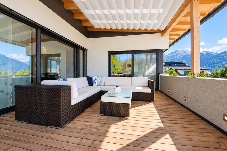 Balcony 3, Villa in Tyrol With Pool, Landeck