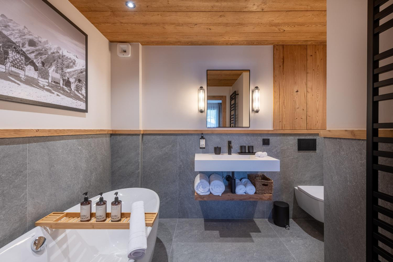 Bathroom 3, Hotel Le Tremplin, Haute-Savoie