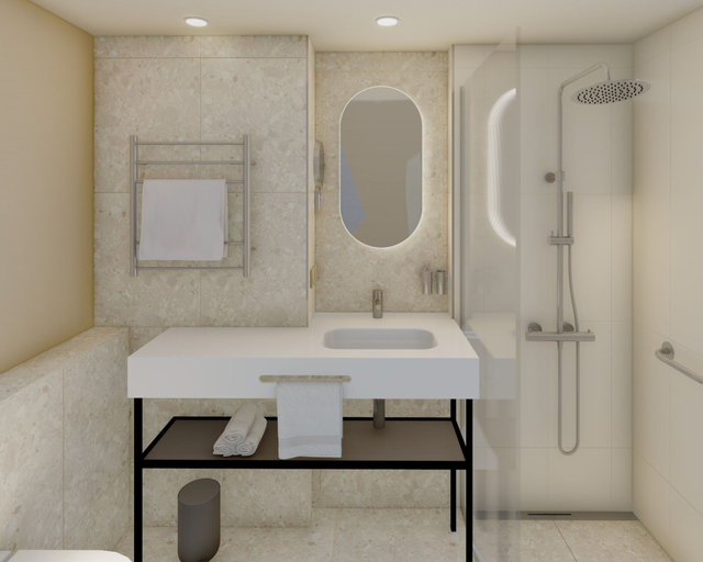 Bathroom 5, Wellton Riga Hotel & SPA, Riga