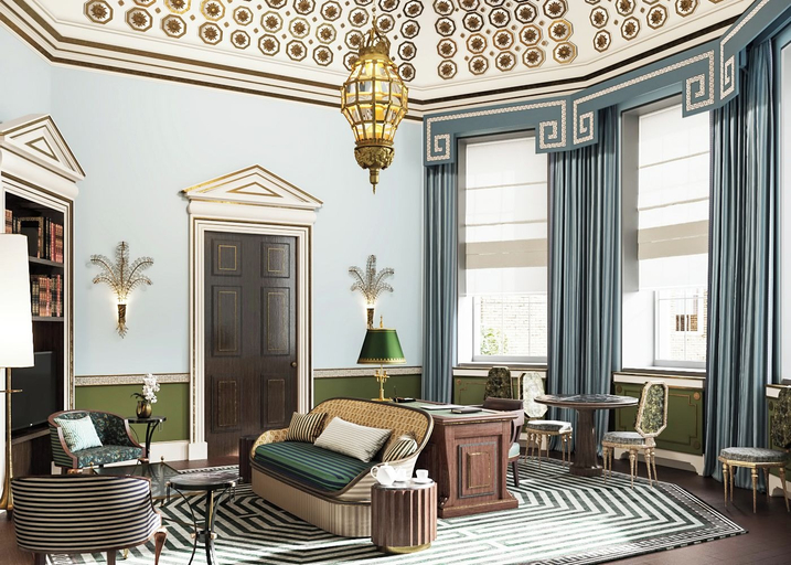 Living area 2, Cambridge House, Auberge Collection, London