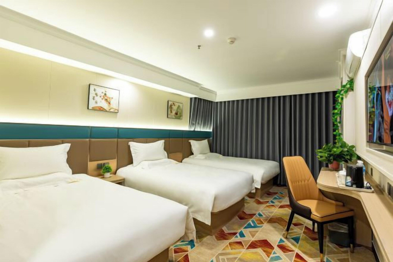 Bedroom 3, ning zhao Hotel (Shijiazhuang Railway University Subway Station), Shijiazhuang